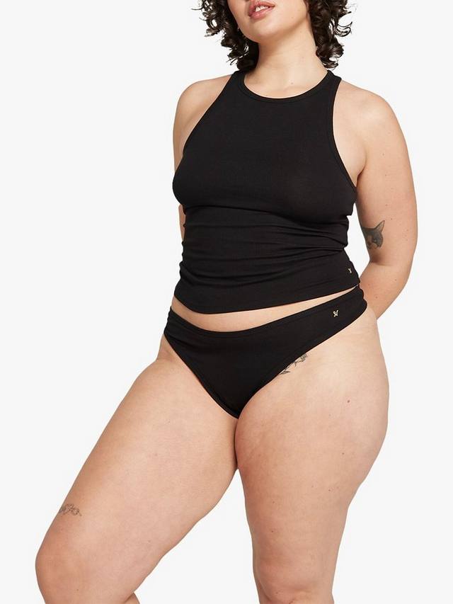 

Органический хлопковый майка-рейсербек Nudea, Black