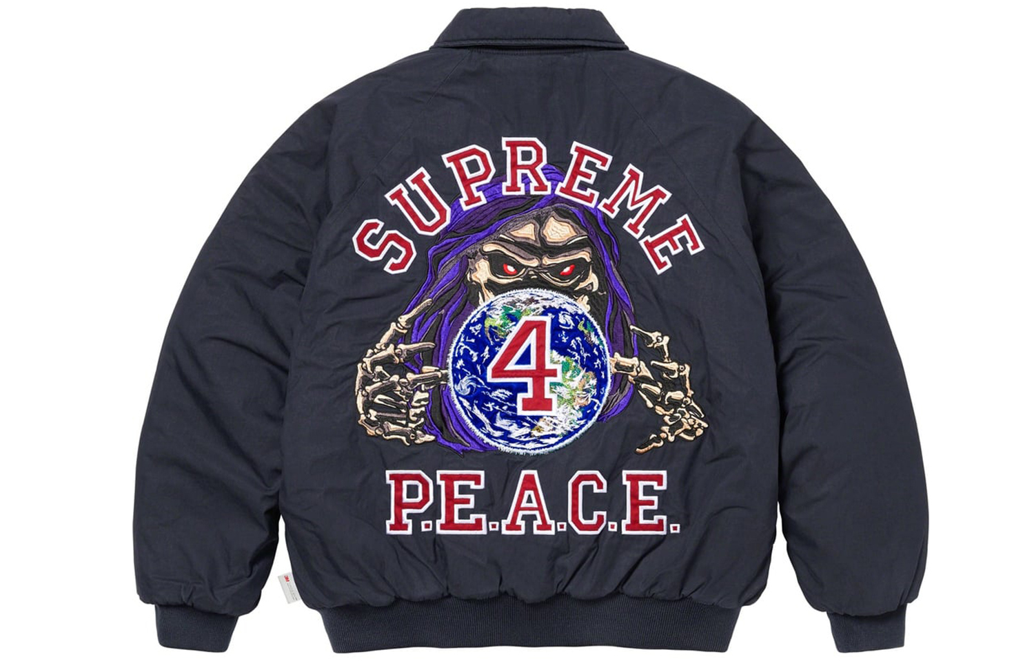 

Supreme Вышитая рабочая куртка Peace, Marine Blue/Navy