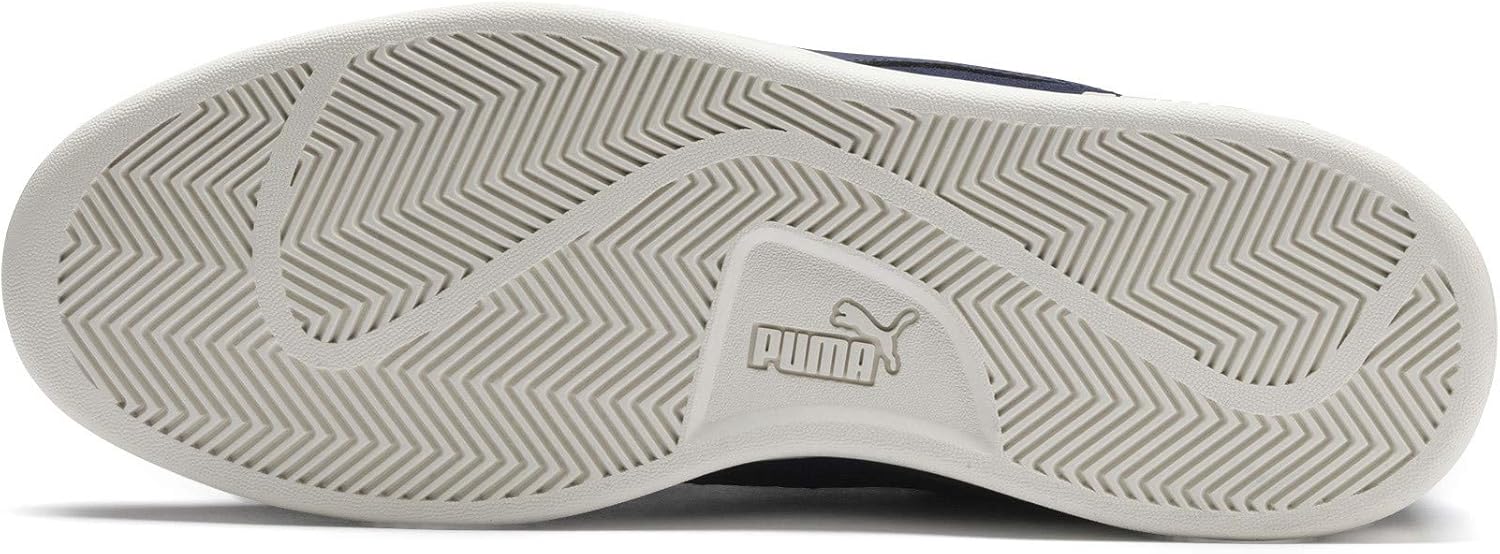 Кроссовки Puma Smash V2 Low-Top для взрослых унисекс, синий/золотой/белый — фото 4