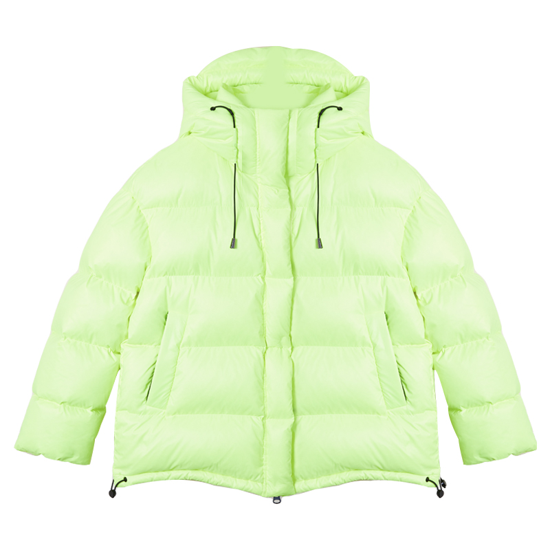 

BLACK&COLOR Унисекс пуховик, Neon Green