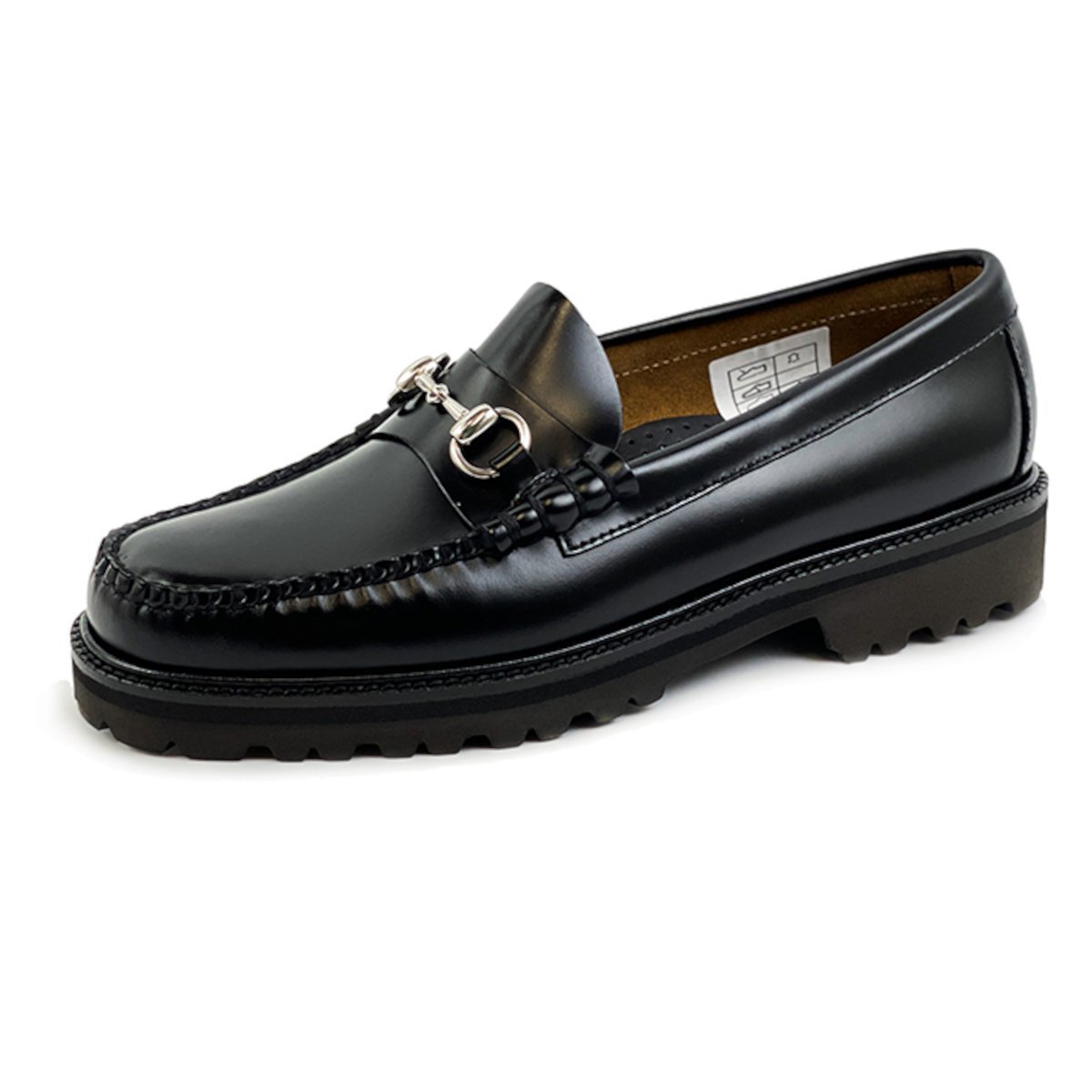 BA11530 LINCOLN Lincoln Bit Лоферы Lug Sole Men's G.H.Bass, Black — фото 2