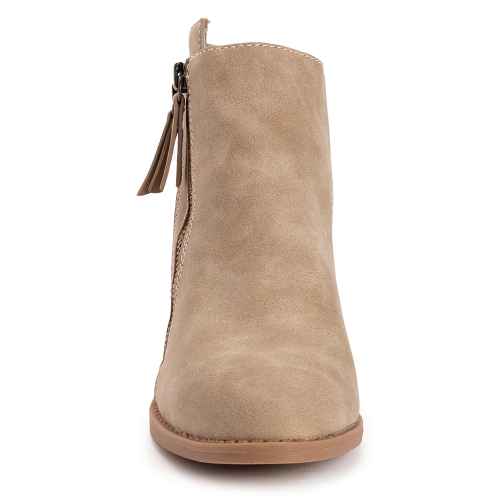 Ботильоны на толстом каблуке Yellowstone Yardley от Muk Luks, taupe — фото 3