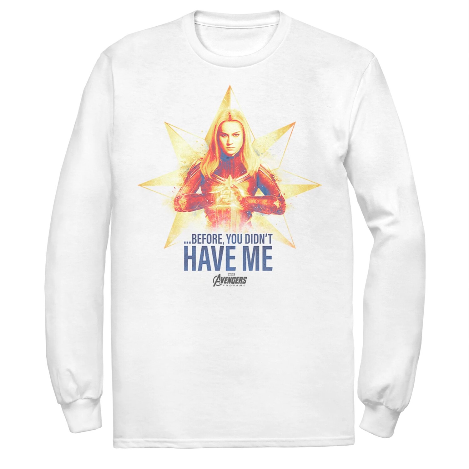 

Мужская футболка Marvel Avengers Endgame Captain Marvel Serious Pose Licensed Character