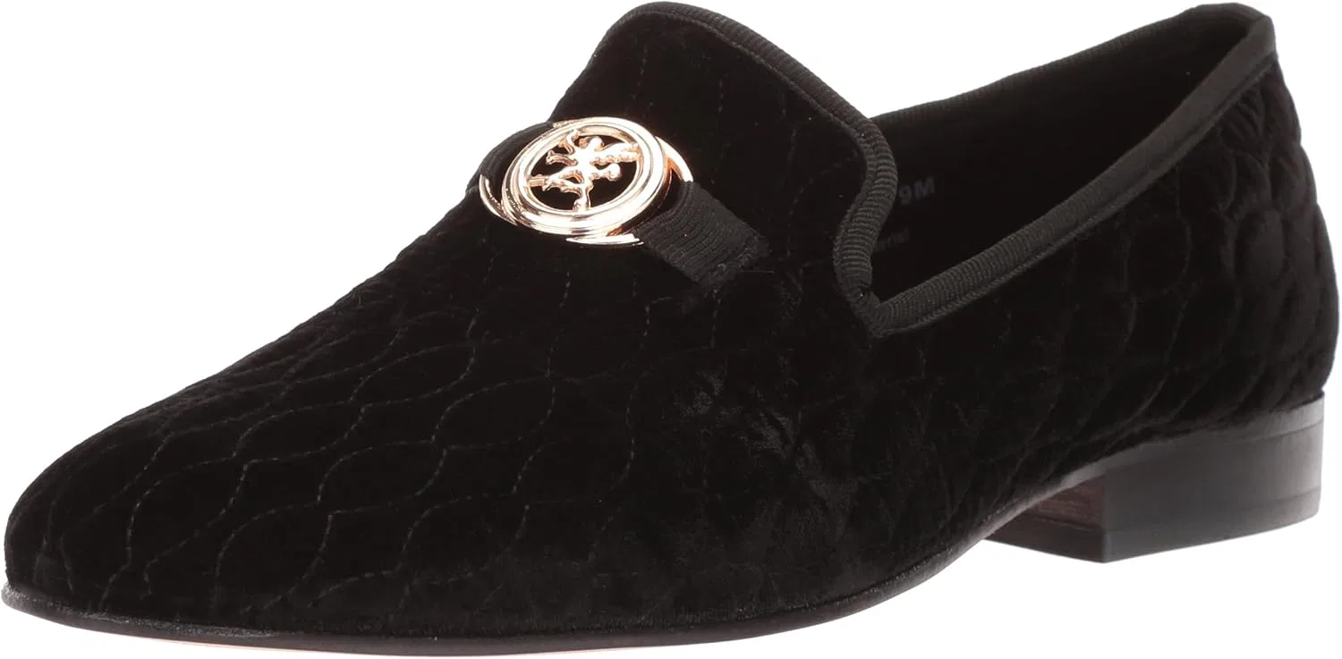 Мужские лоферы-шлепанцы Stacy Adams Valet Velour Bit Slip-On, Black