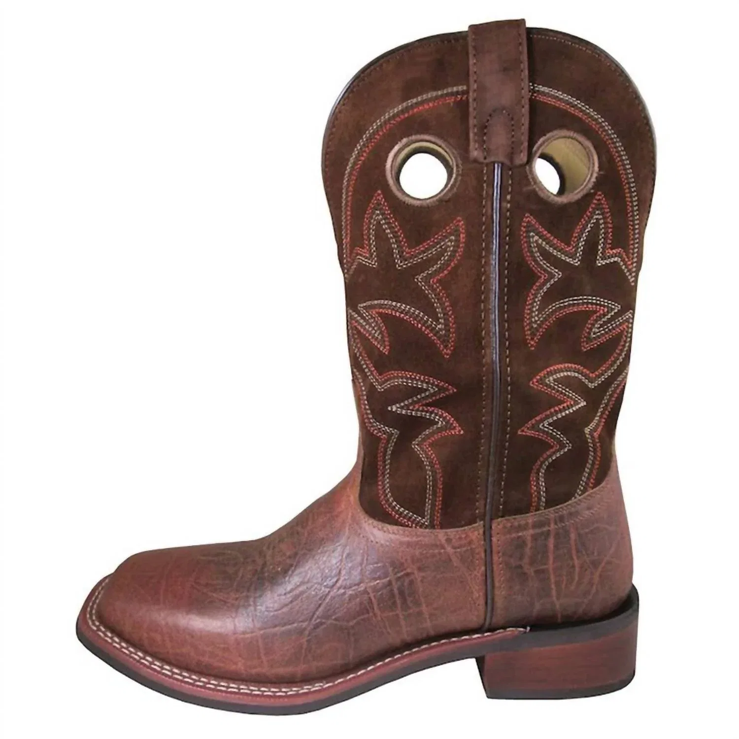 Smoky Mountain Boots Мужские ковбойские сапоги Flint коричневого/темно-коричневого цвета — фото 2