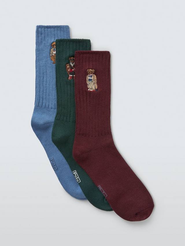 

Хлопковые носки с медвежатами Ralph Lauren, Pack of 3, Multi