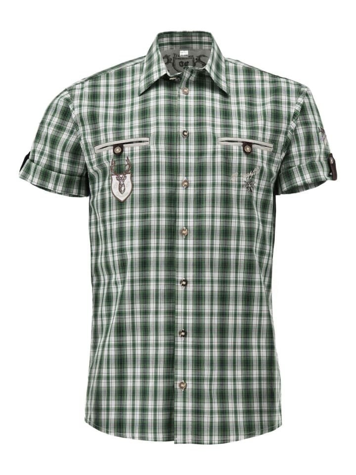 

Традиционная рубашка Мизир традиционного зеленого цвета OS-Trachten