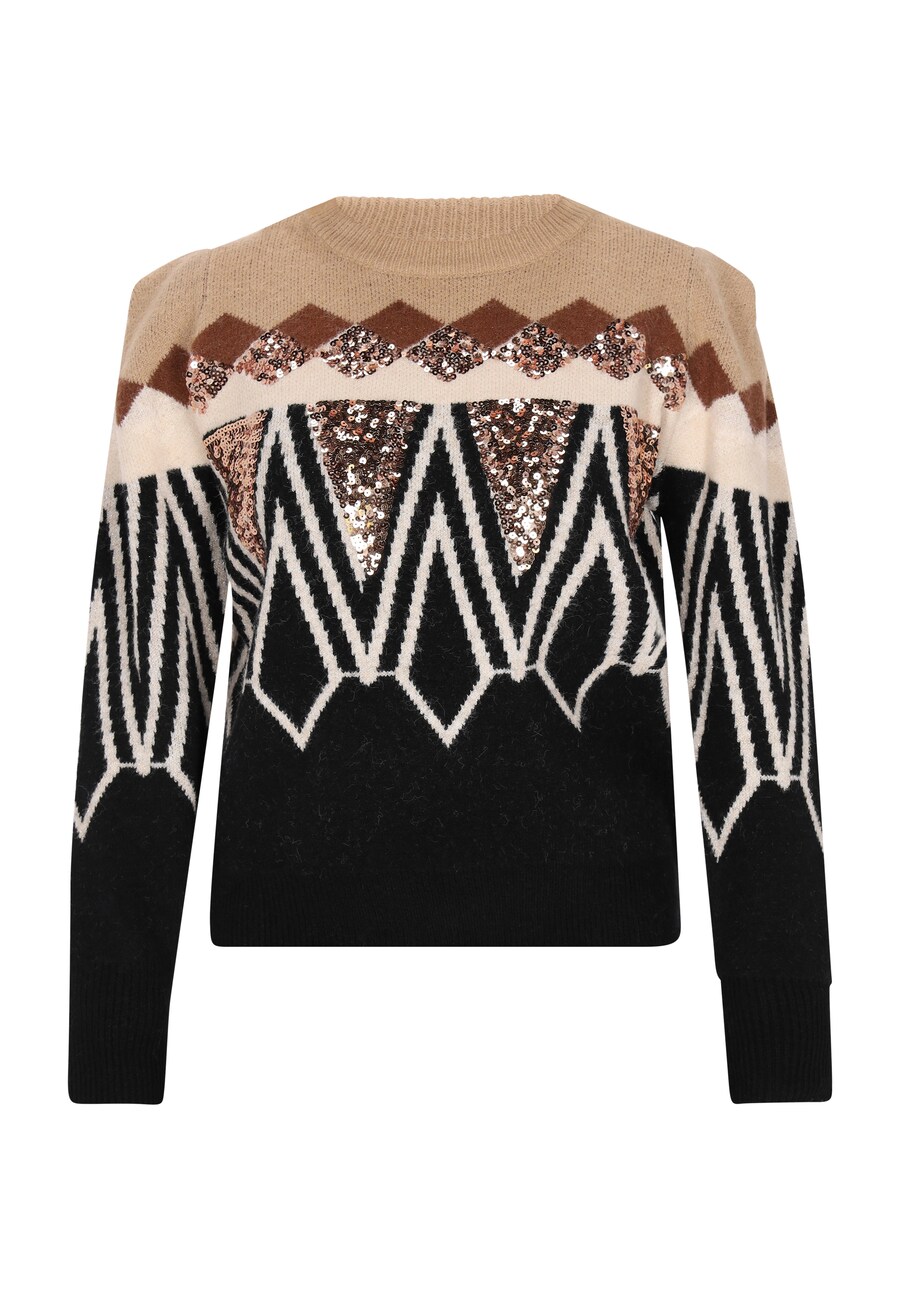 

Свитер IZIA, цвет Beige/Light beige