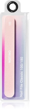 Классическая пилочка для ногтей с двумя шероховатостями Notino Nail Tools Nail File Classic, Classic 100/180 1 szt. — фото 2