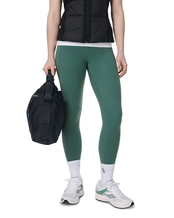 

Леггинсы Power 7/8 для тренировок Sweaty Betty, зеленый