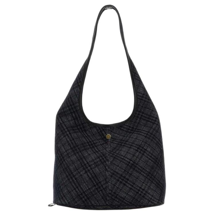 

Burberry Хлопковая женская сумка через плечо черная