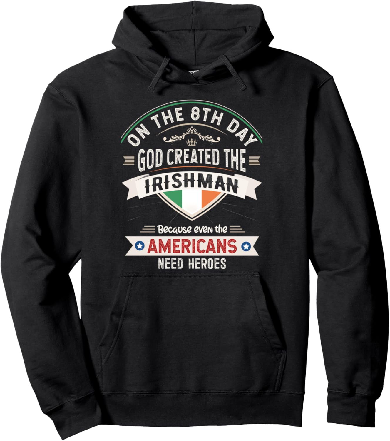 

Худи унисекс Irish Design Irishman, черный 99 Gifts - Gifts And Souvenirs For The Irishman