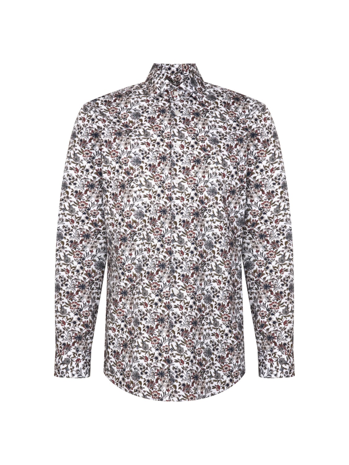 

SEIDENSTICKER Рубашка для делового стиля Regular fit в темно-сером цвете