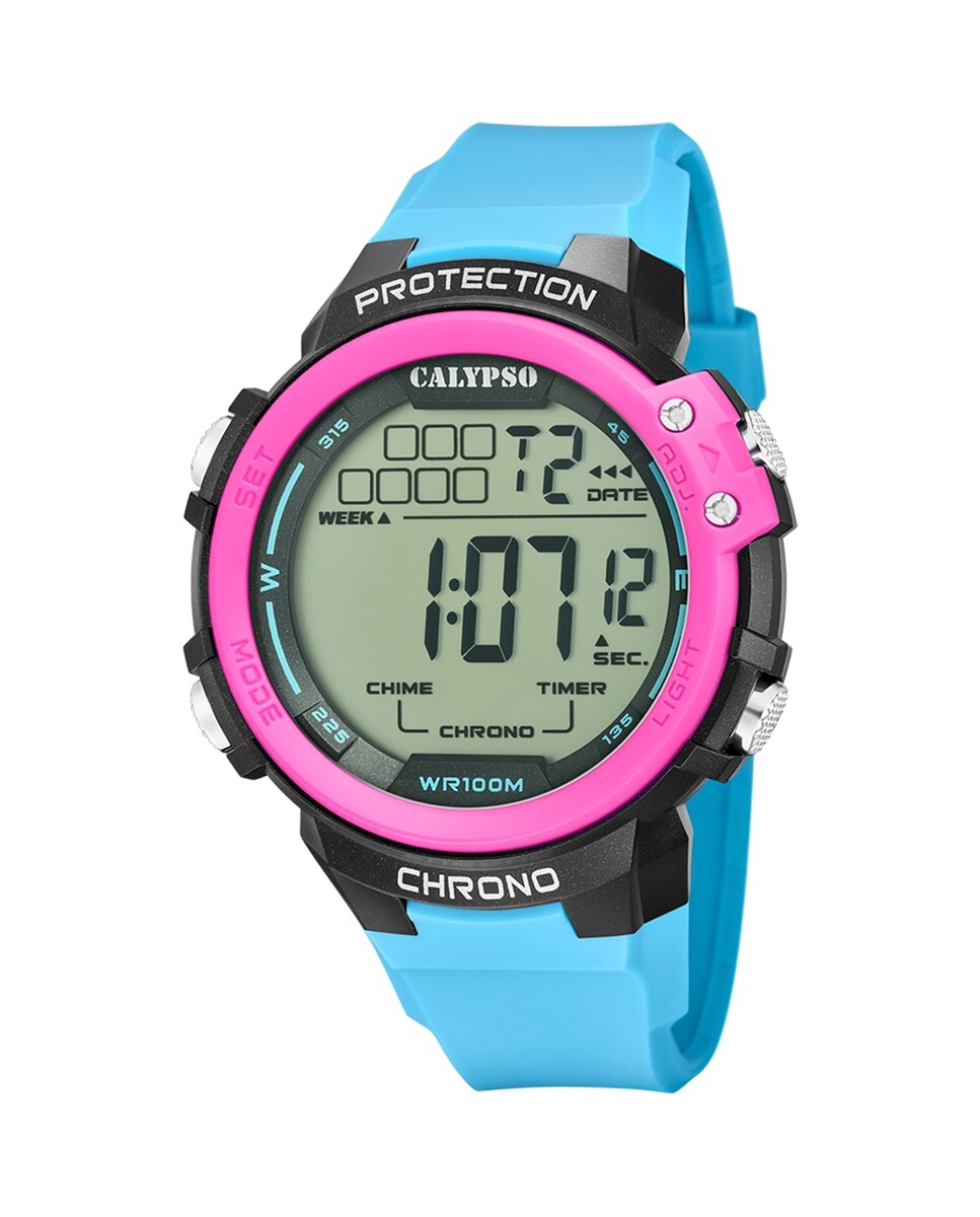 

K5817/1 Мужские часы Color Splash Синие резиновые Calypso, синий