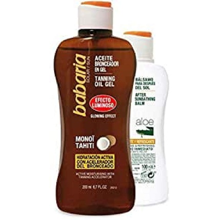 

Aceite Bronceador Solar Luminous Gel + После Загара 300мл 200мл Babaria