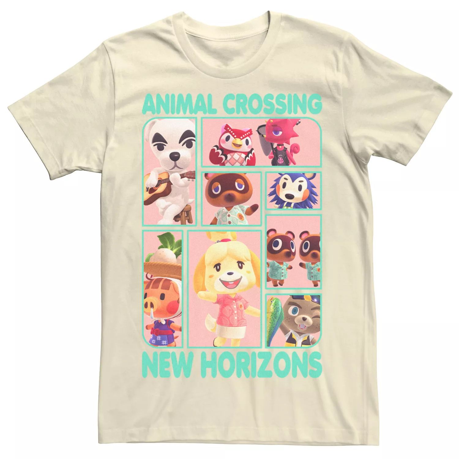 

Мужская футболка Animal Crossing New Horizons Villager Box Up Licensed Character