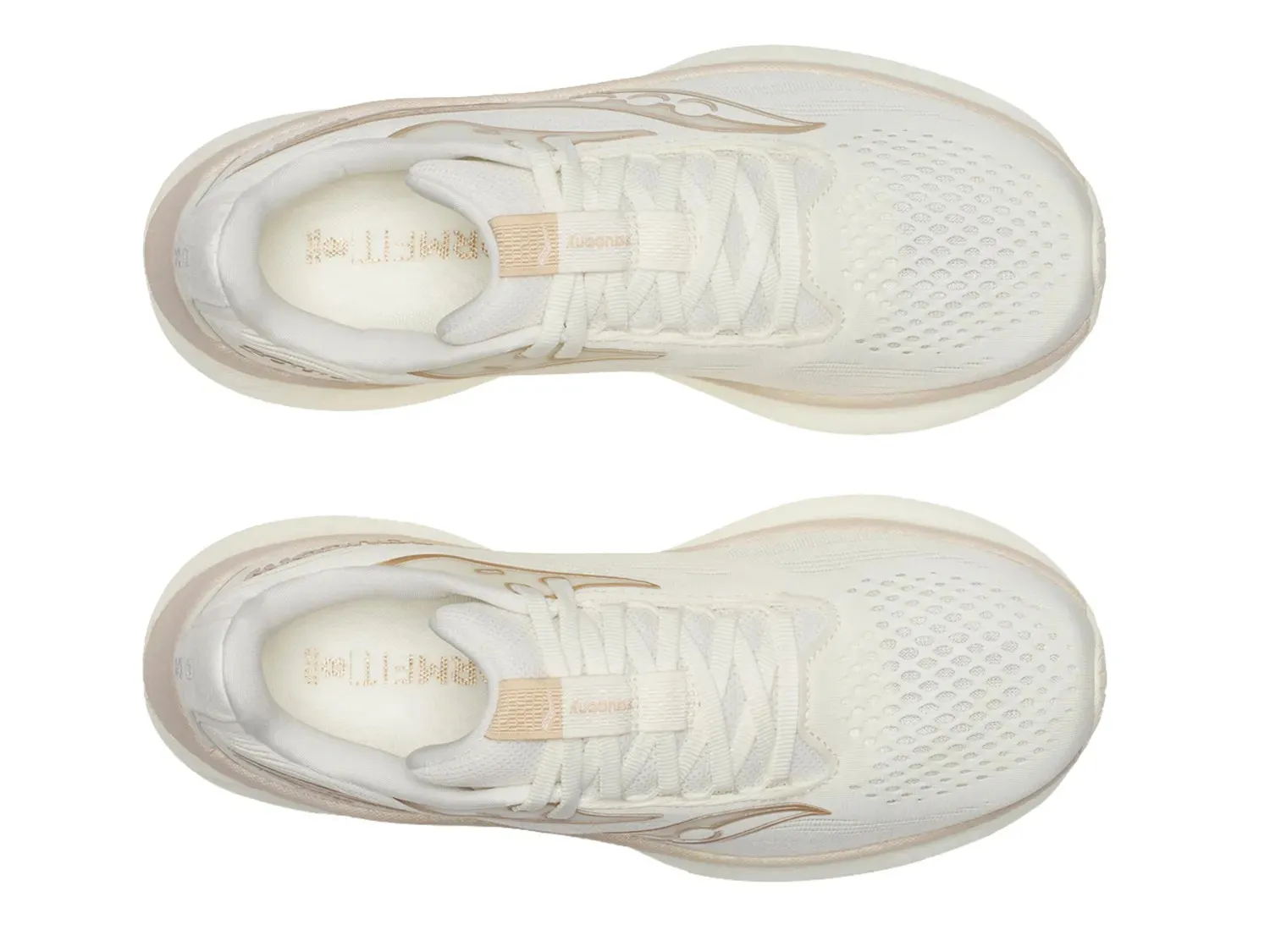 Кроссовки для бега Saucony Ride 17 — женские, цвет Vanilla Off White — фото 4