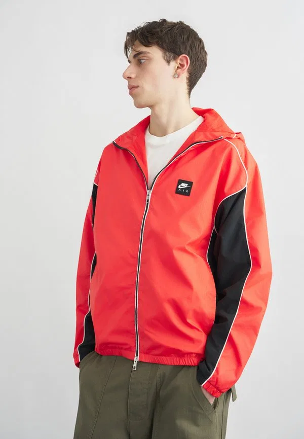 Гибридная легкая куртка Nike Sportswear, Crimson/Black/White