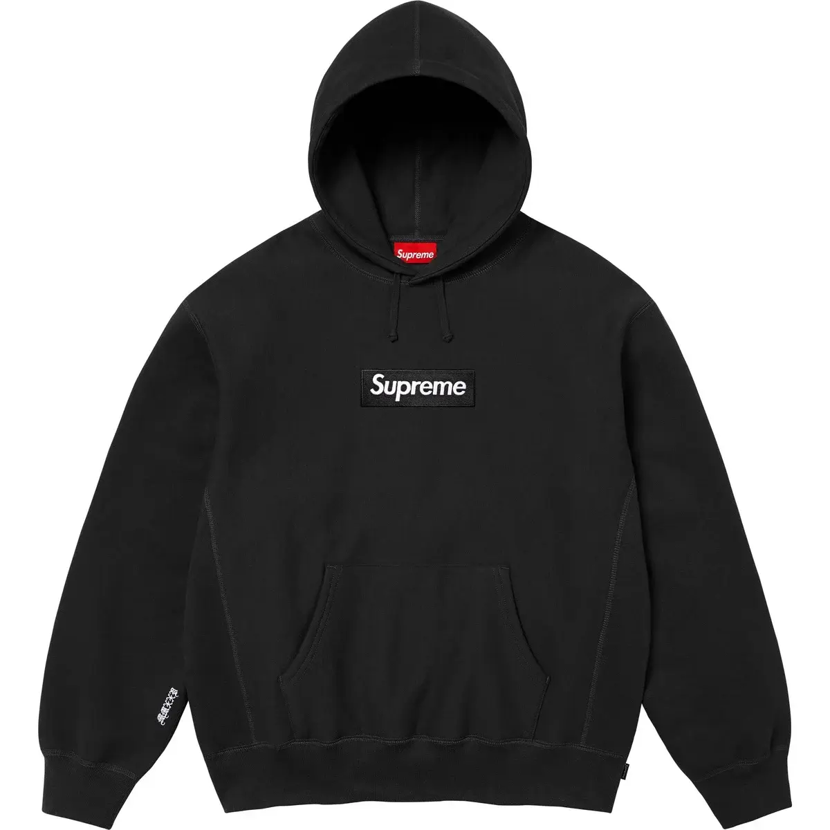 

Толстовка с капюшоном и логотипом Box Logo, осень/зима 2025, неделя 2015, унисекс Supreme, черный