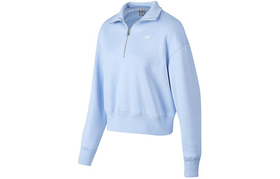 

Свитшот женский лунно-белый голубой Skechers, Moon White Blue/02P8