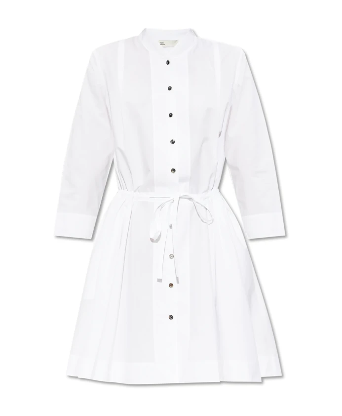 

Хлопковое мини-платье Tory Burch, белый