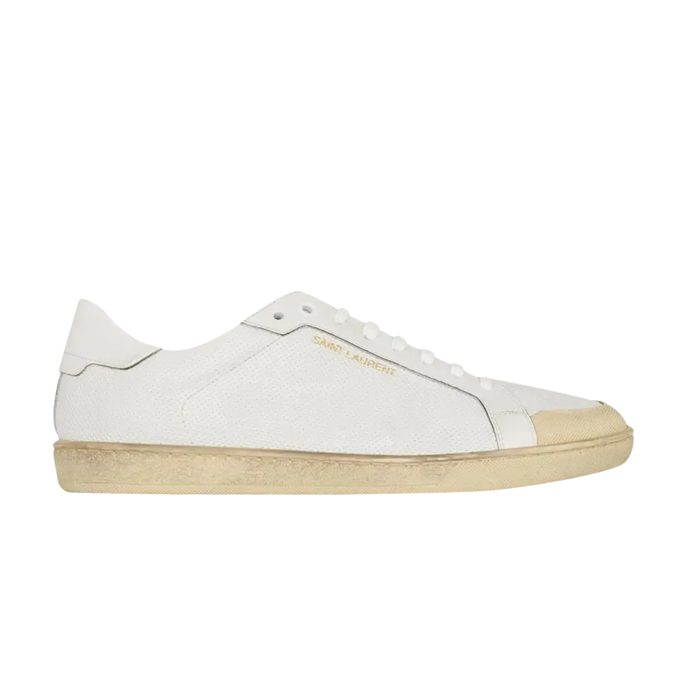 Низкие кроссовки Saint Laurent Court Classic SL-39 Low, белый