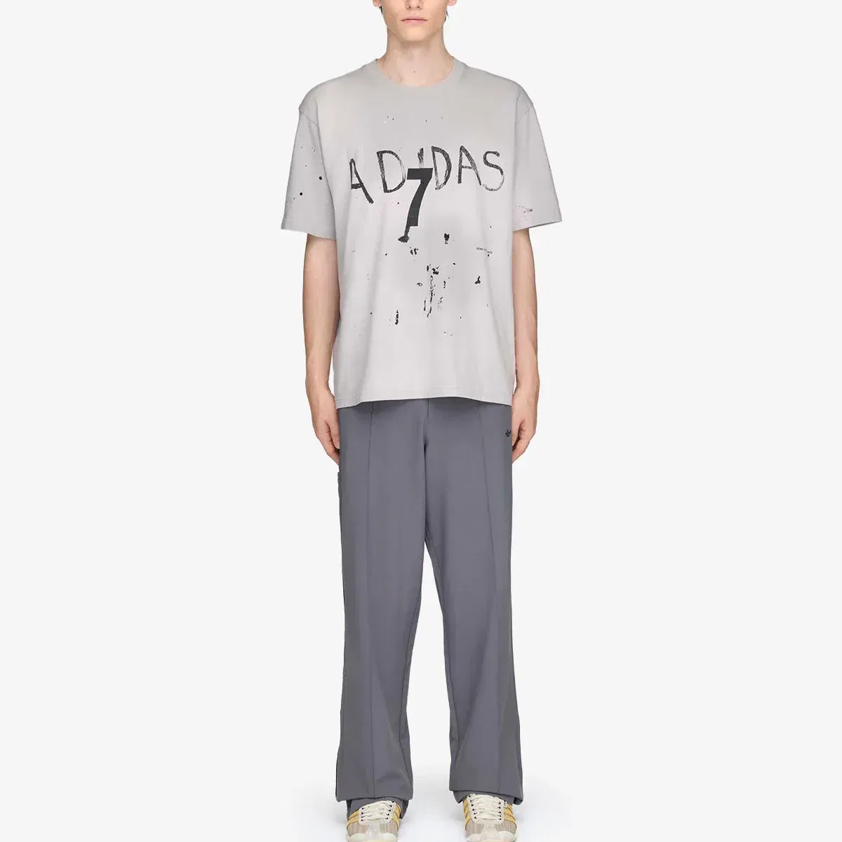 Брюки спортивные Adidas Originals x SONG FOR THE MUTE темно-серые — фото 4
