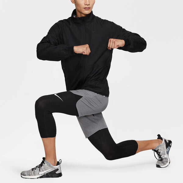 Куртка Nike As M Nk Flex Hybrid Jkt Sports Stand Collar Windproof Jacket Black, черный — фото 3