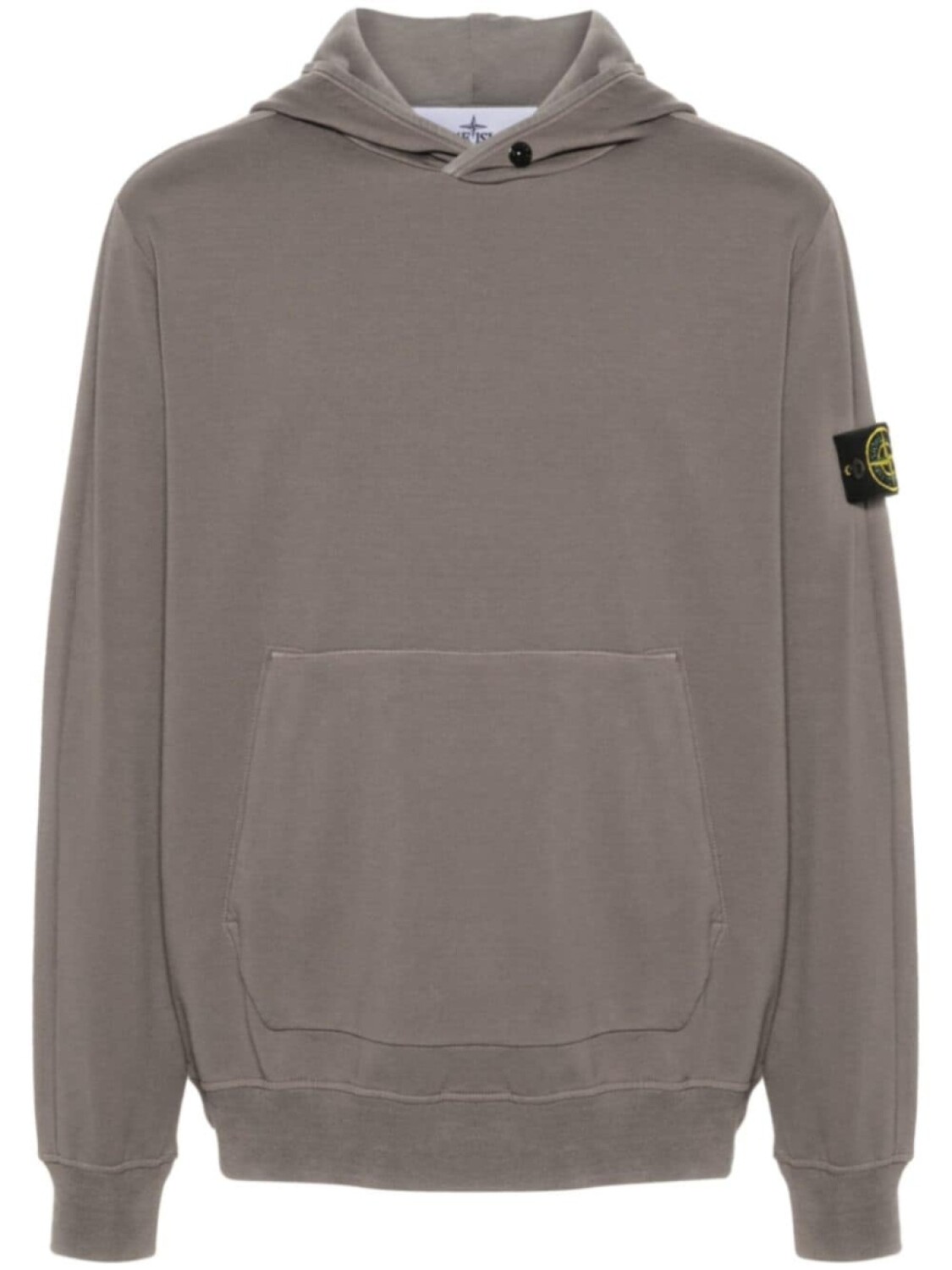 

Stone Island худи с нашивкой Compass, серый