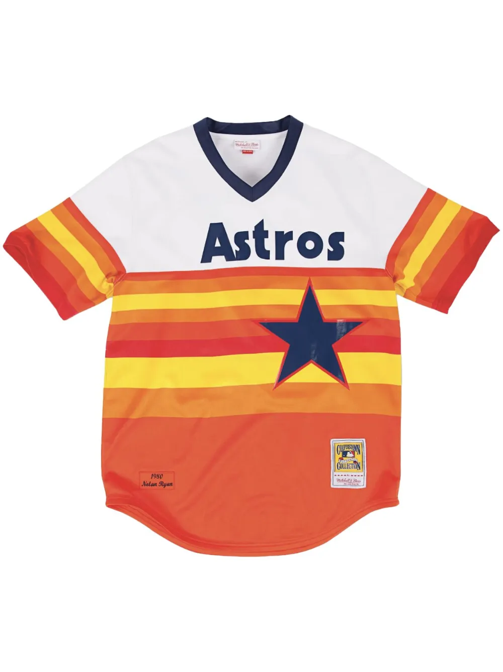 

Футболка MLB Houston Astros 80 Nolan Ryan Mitchell & Ness, оранжевый