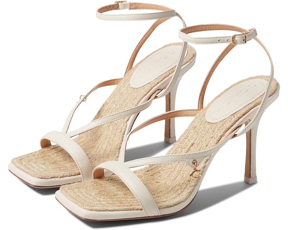 Туфли COACH Kaia Leather Sandal, цвет Chalk