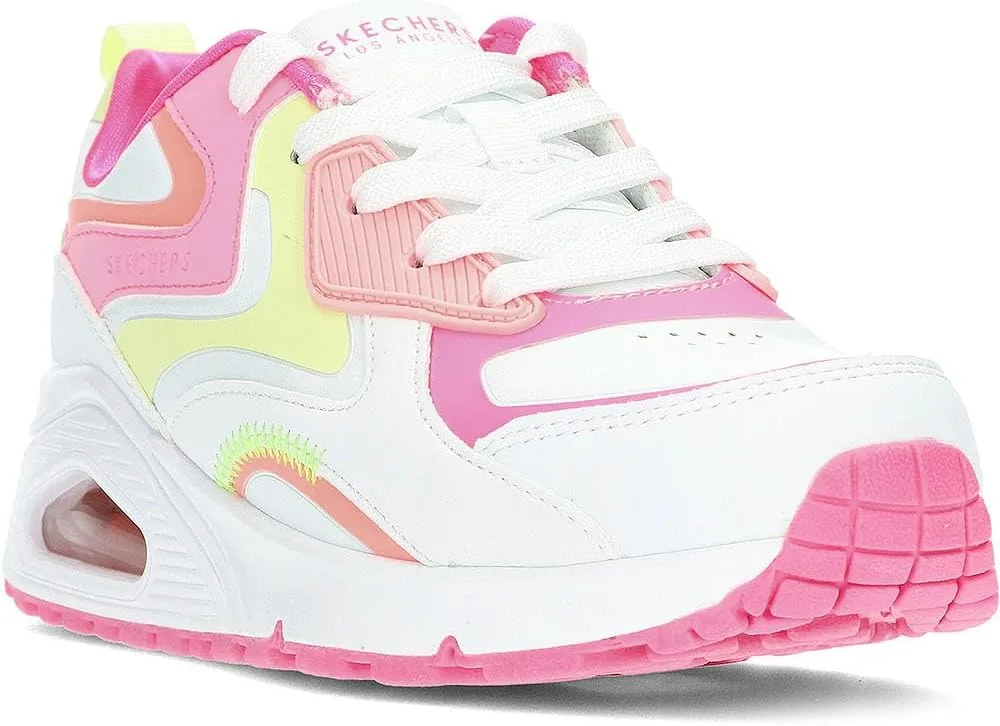 Детские кроссовки Skechers UNO Gen1 Colour Surge, белый — фото 2