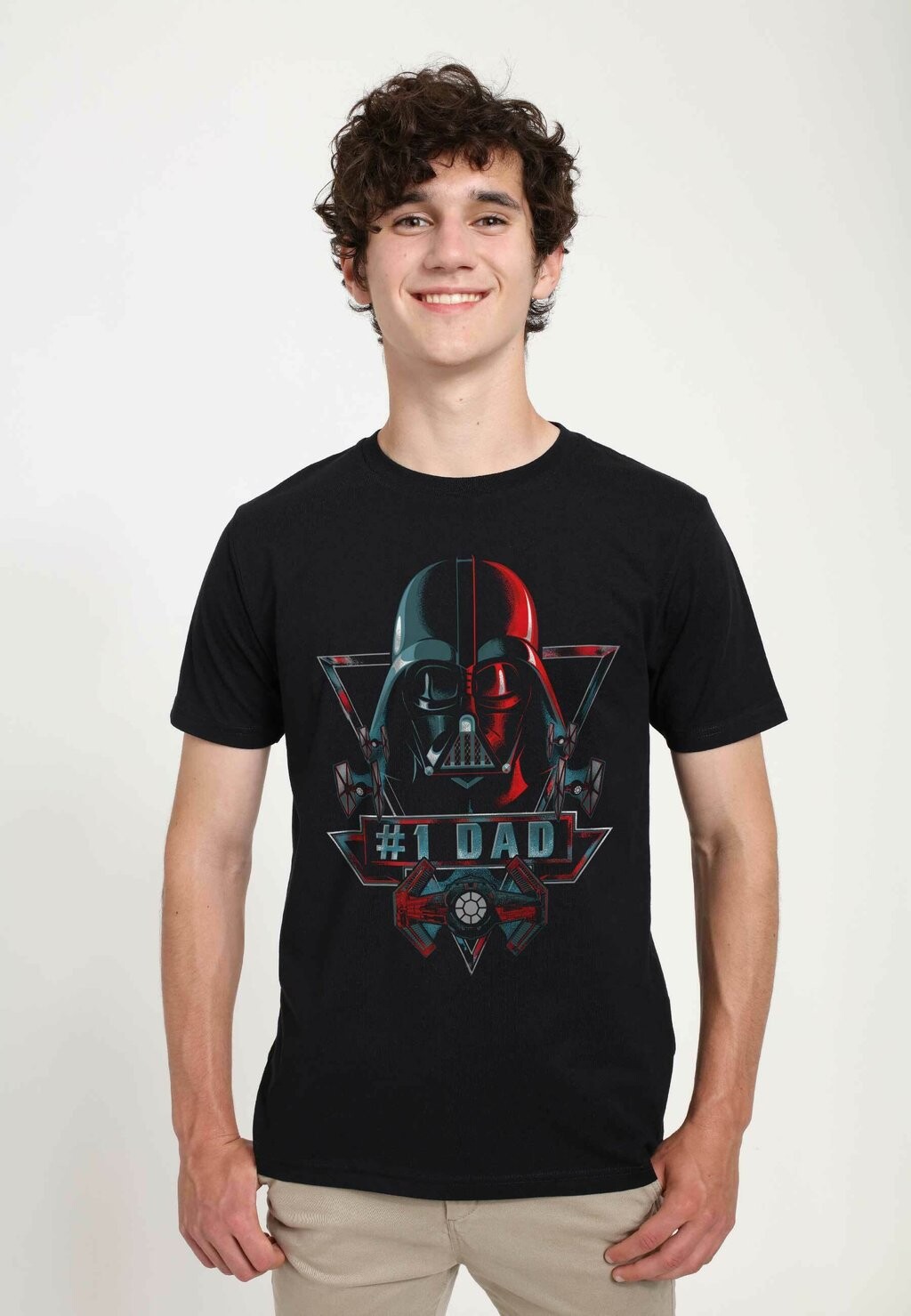 

Футболка с принтом STAR WARS: CLASSIC DAD RANKING SCORE UNISEX Star Wars, черный