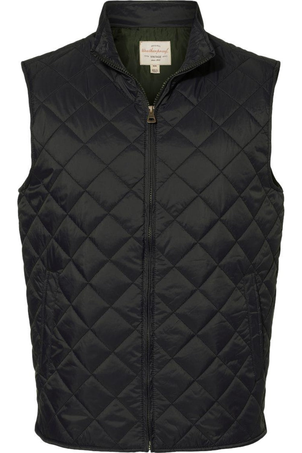 

Погодостойкий винтажный стеганый жилет Diamond Weatherproof, черный