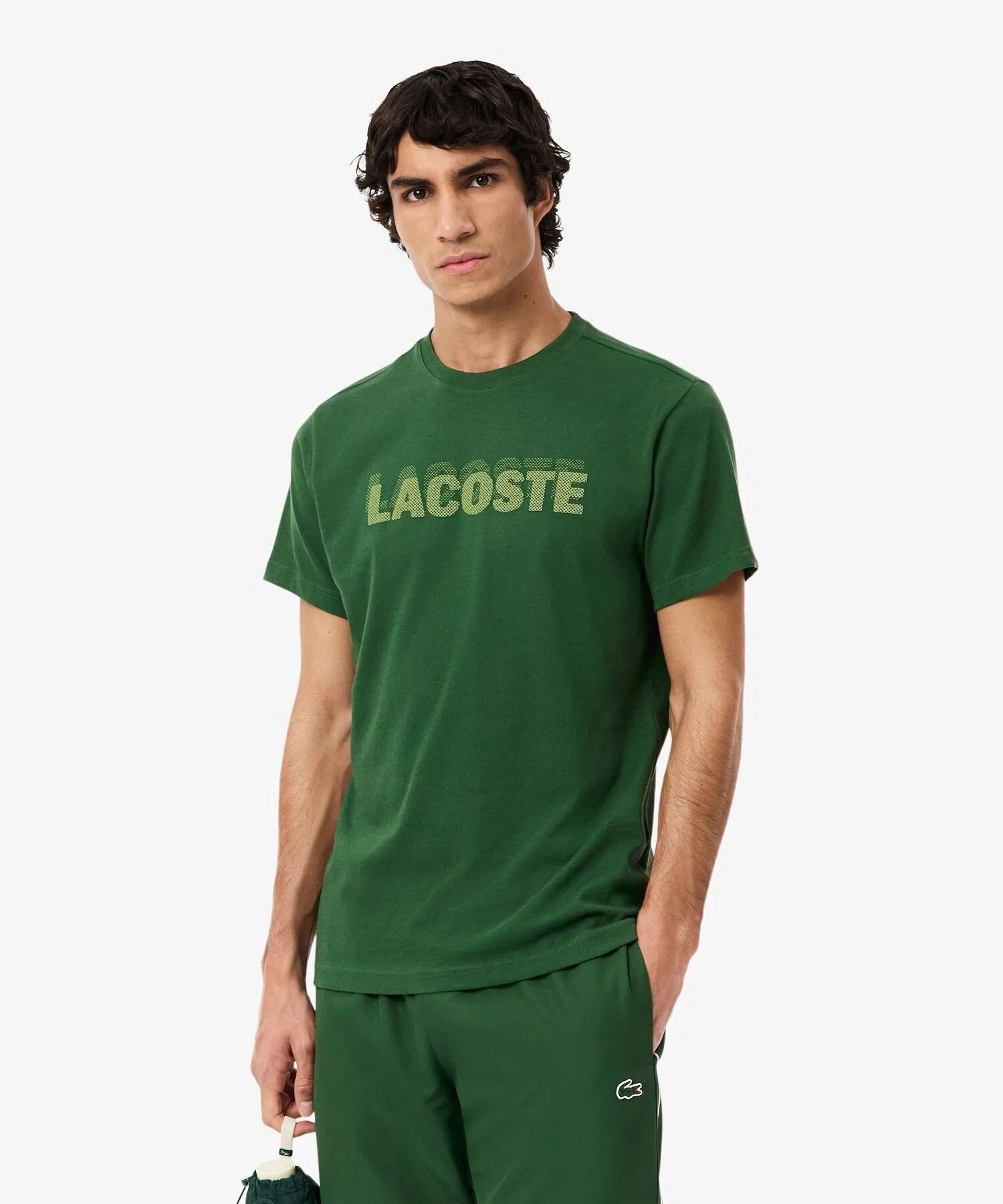 Мужская футболка LACOSTE с принтом логотипа