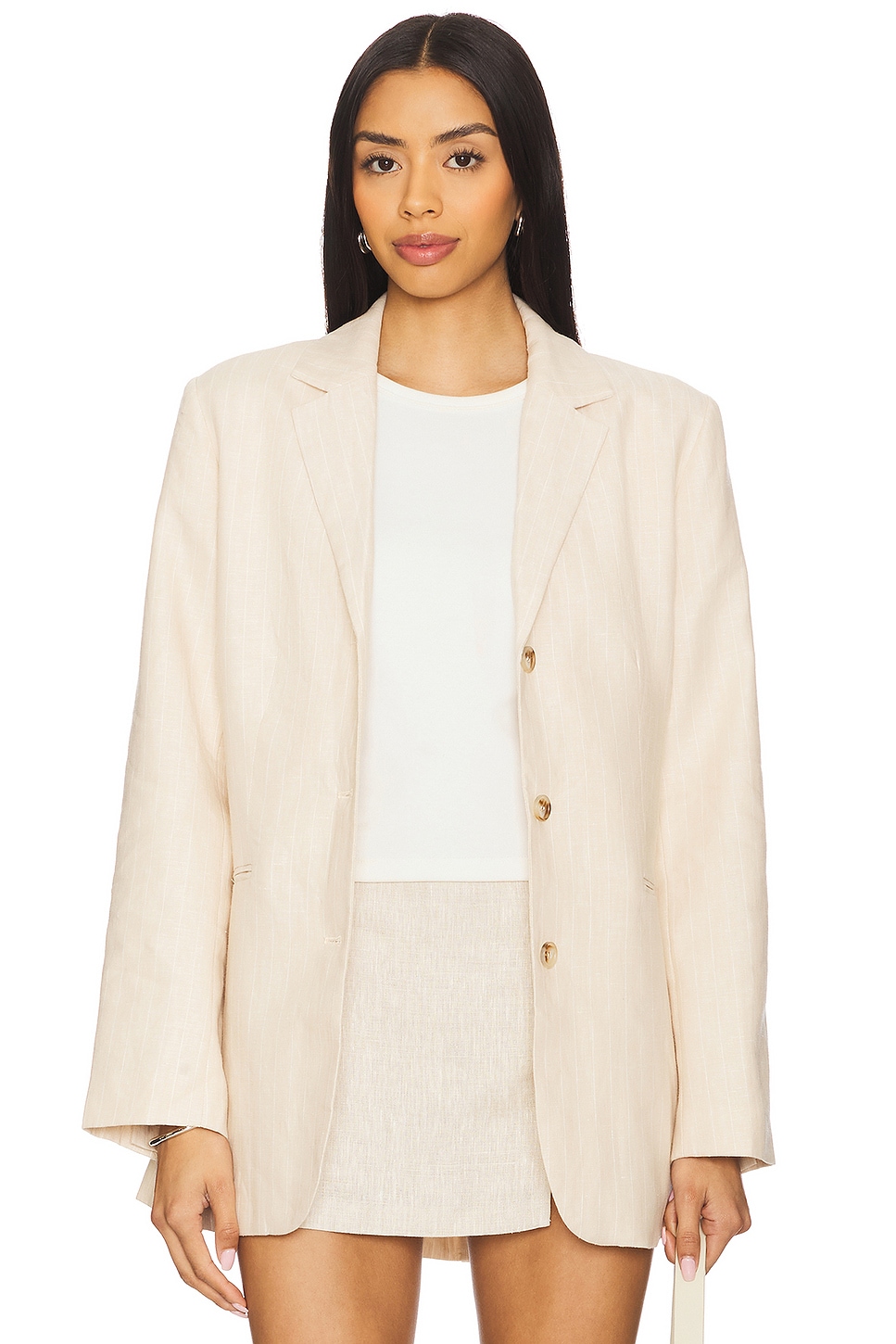 

Пиджак Leon Posse, beige pinstripe