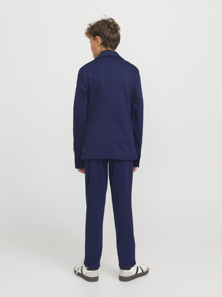 JACK & JONES Junior Однобортный пиджак средневекового синего цвета — фото 3