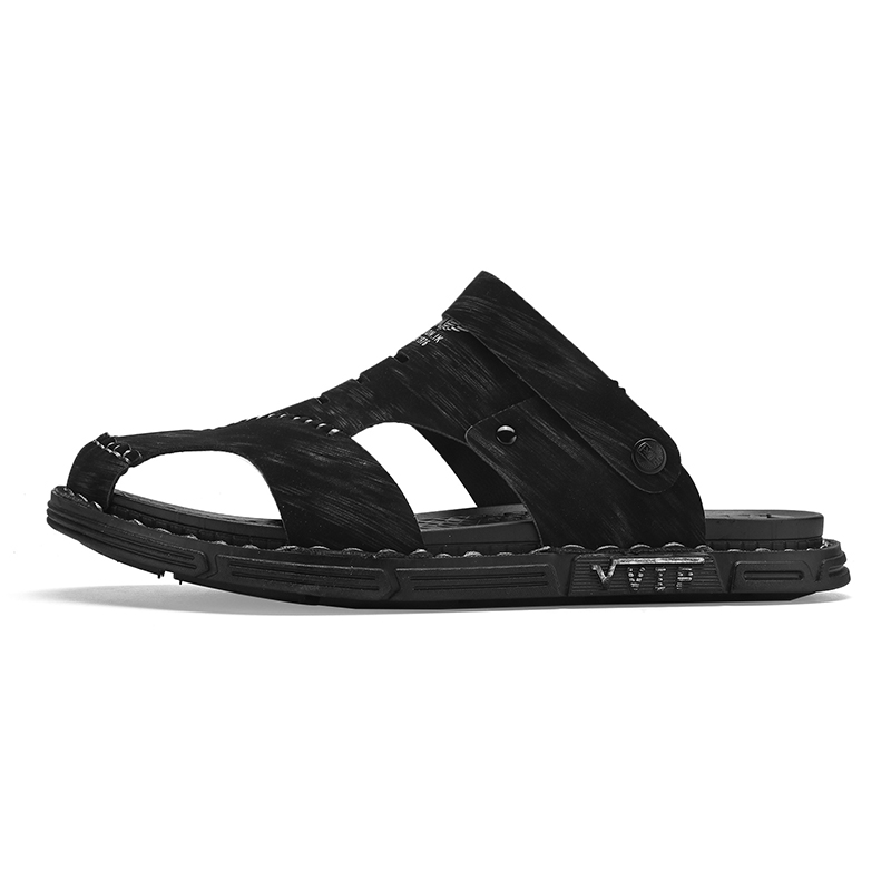 

LONGYING Пляжные сандалии мужские серые/черные