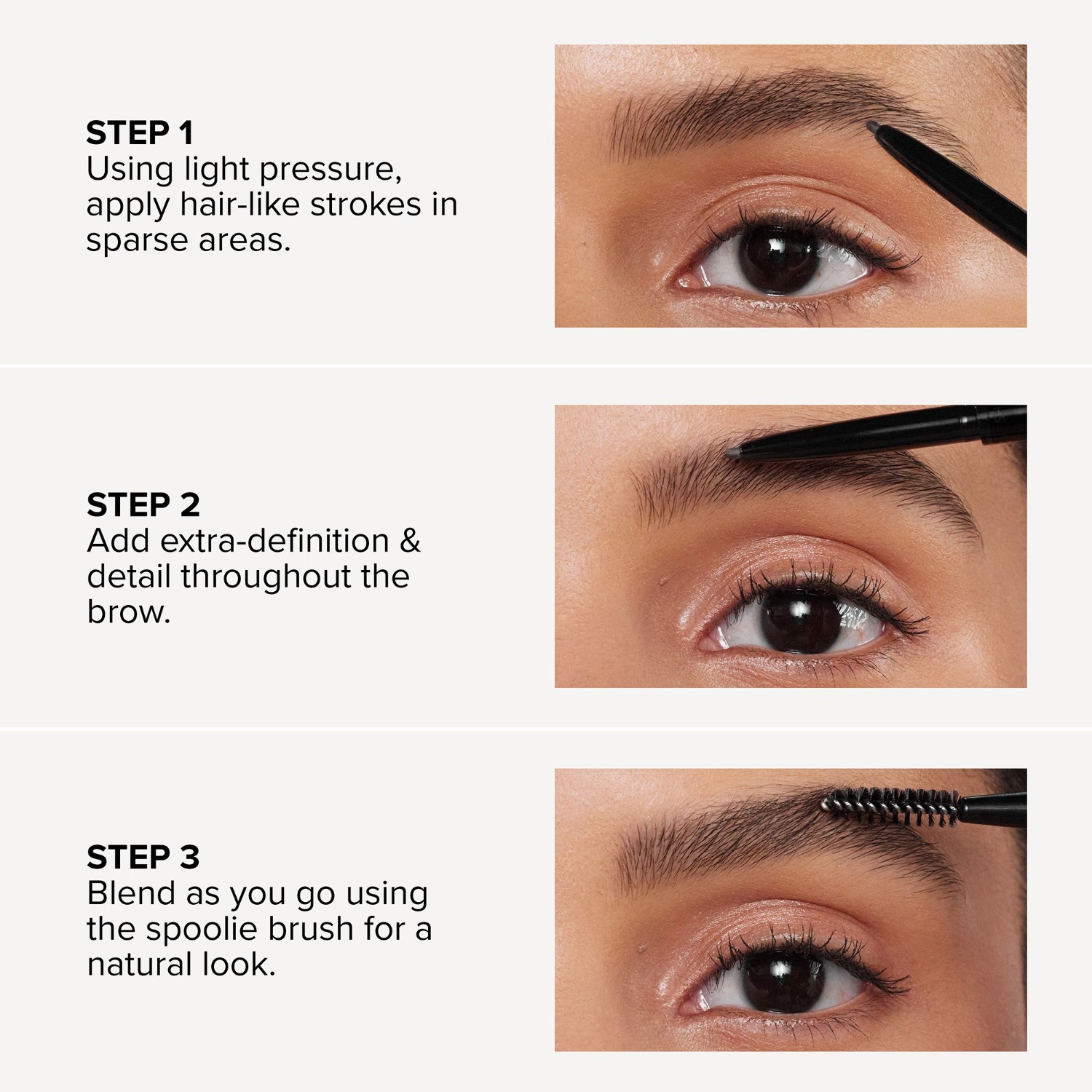 Карандаш для бровей brow wiz Anastasia Beverly Hills, ash brown, вес 0.085 гр. — фото 4