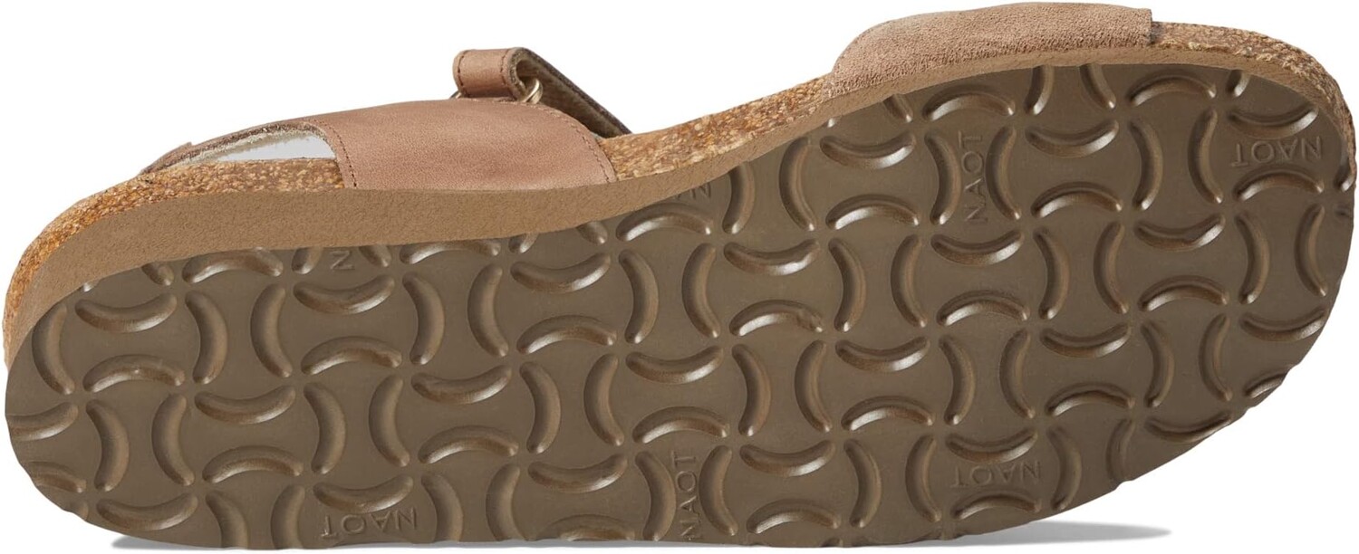 Босоножки Aubrey Naot, цвет Almond Brown Suede/Oily Bark Nubuck — фото 3