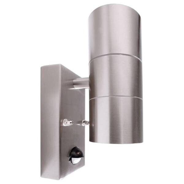 

Наружный свет с датчиком click-licht.de Zilly Up & Down цвет silber transparent