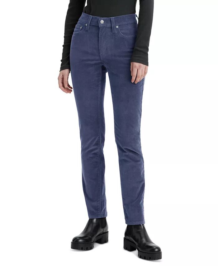 

Женские джинсы 724 прямого кроя, укороченной длины Levi's, синий