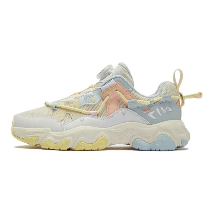 

FILA KIDS Скользостойкие износостойкие низкие детские кроссовки Ecru для подростков