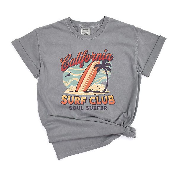 

Футболка California surf club garment dyed Simply Sage Market, Grey, Серый, Футболка California surf club garment dyed Simply Sage Market, Grey