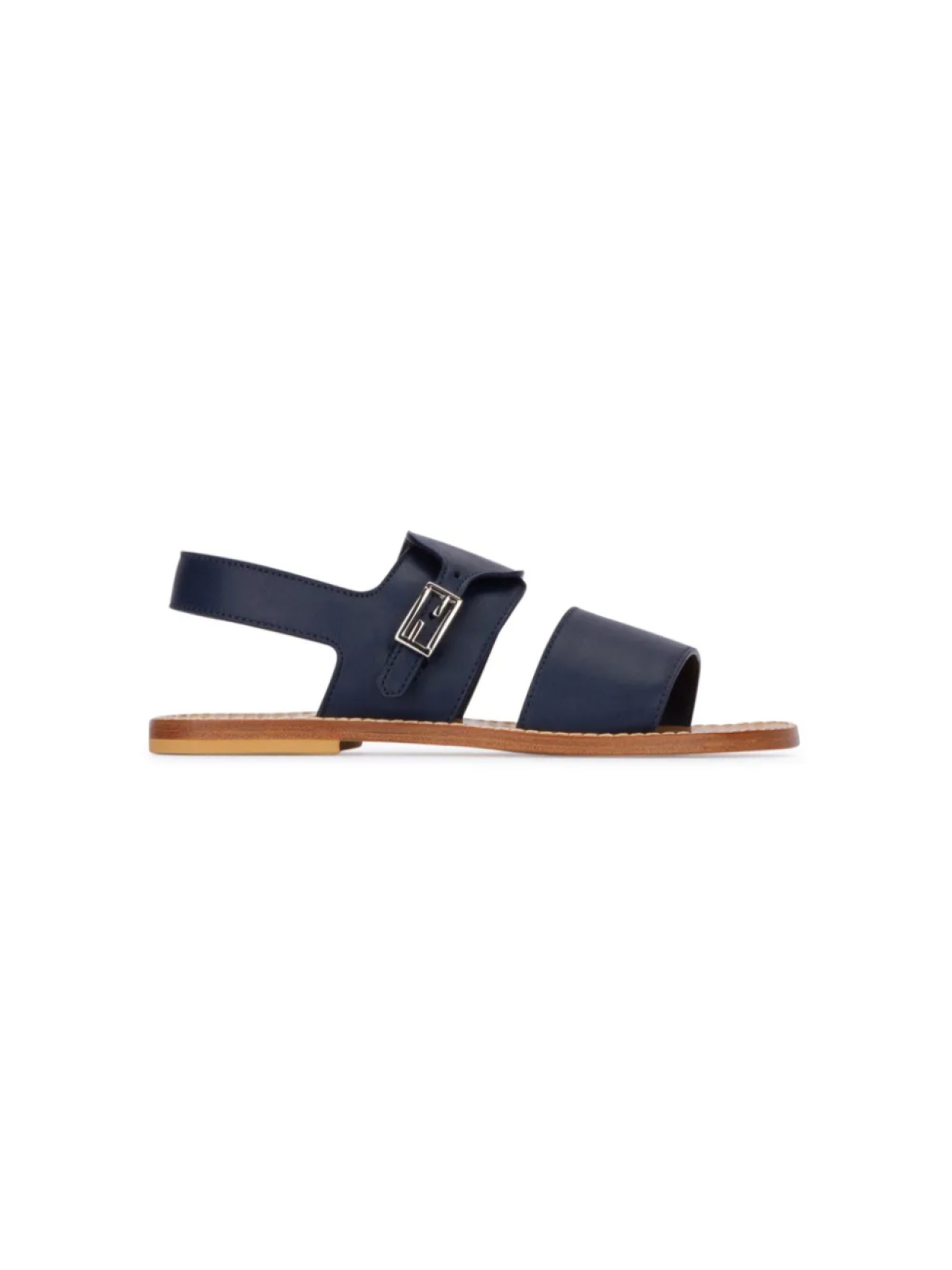 

Кожаные сандалии Fendi Kids, синий