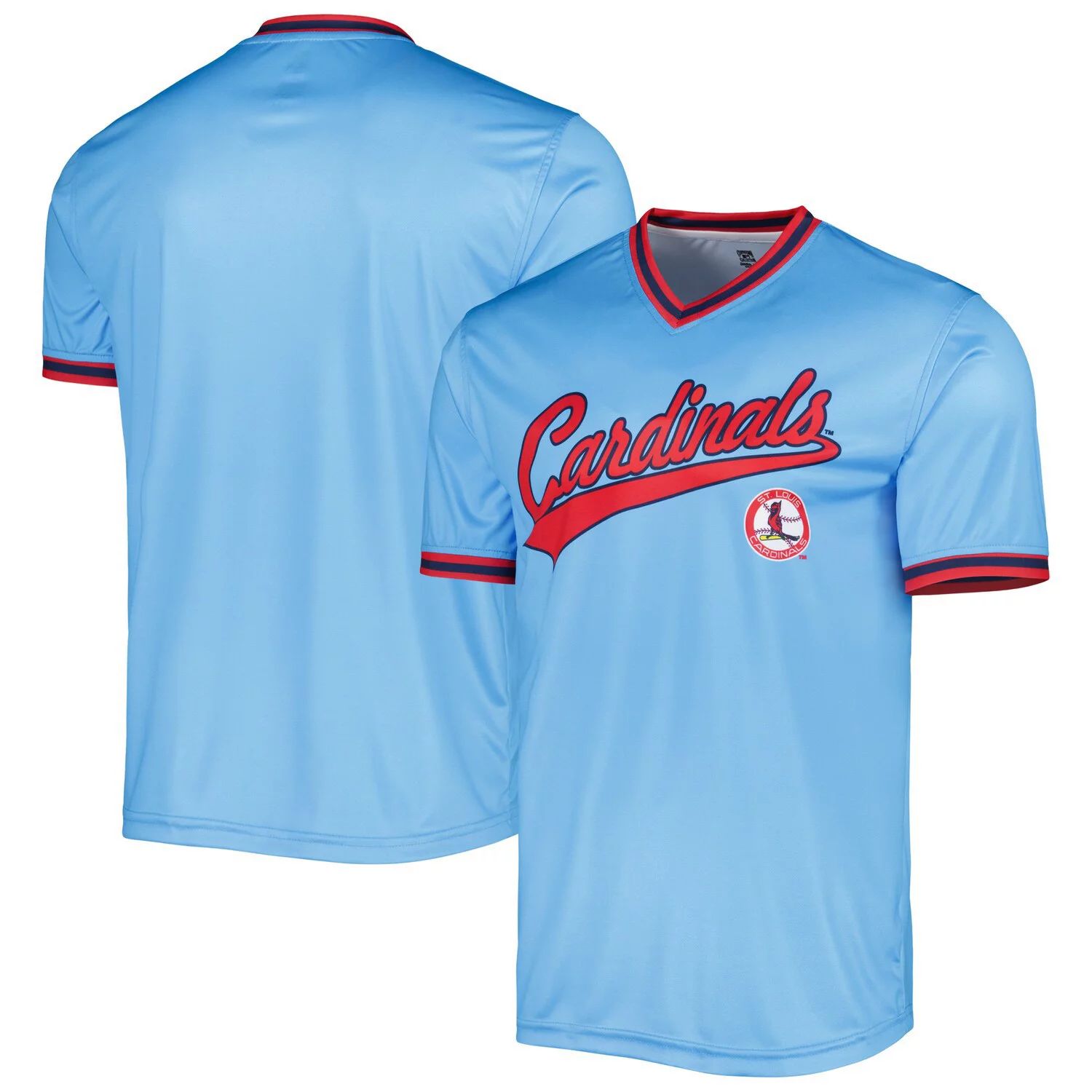 

Мужская голубая майка команды St. Louis Cardinals Cooperstown Collection Stitches