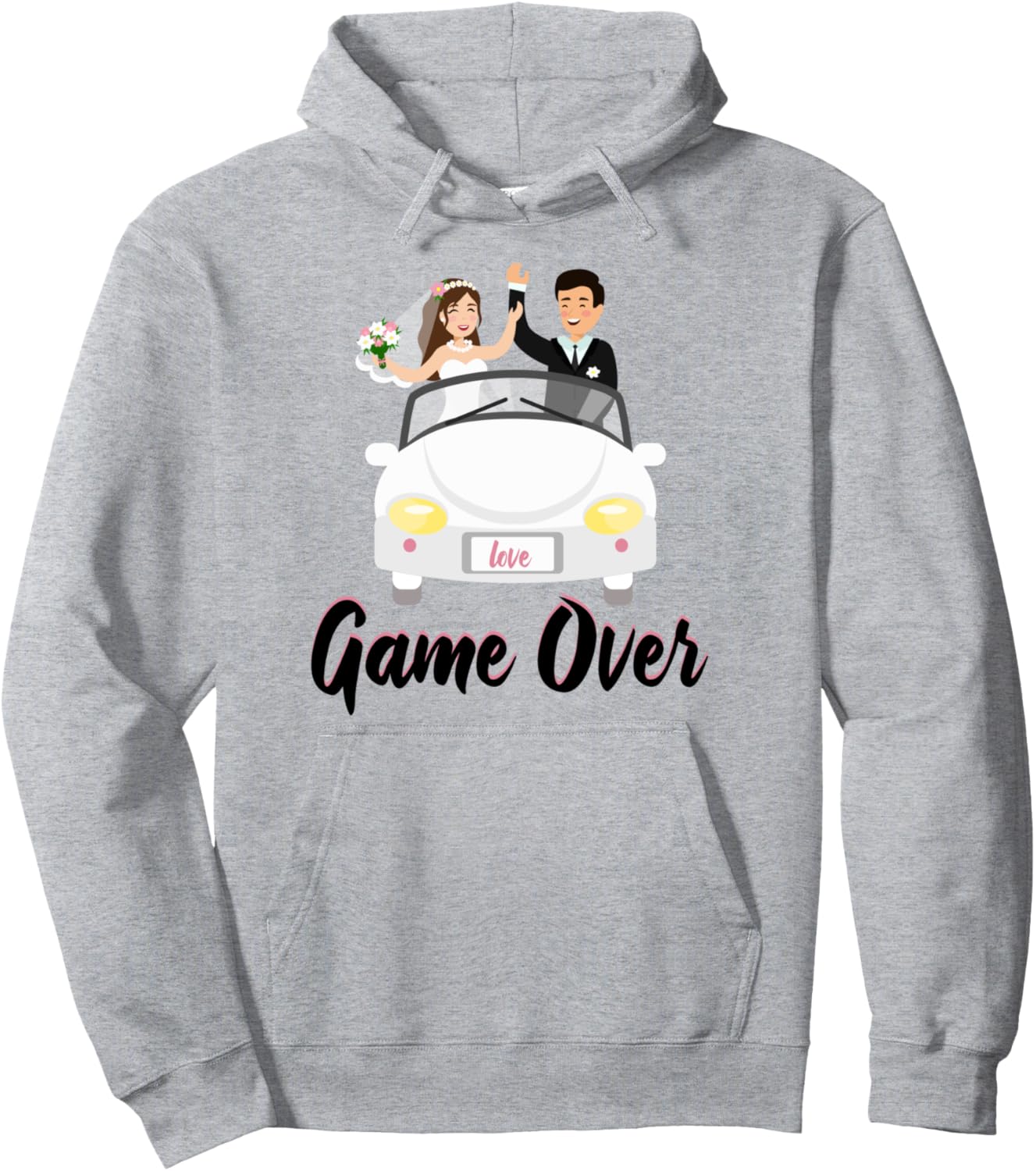 

Игра брака окончена. Предложение руки и сердца. Помолвка. Худи для жениха и невесты Marriage Proposal Engagement Gift Idea Wedding, серый