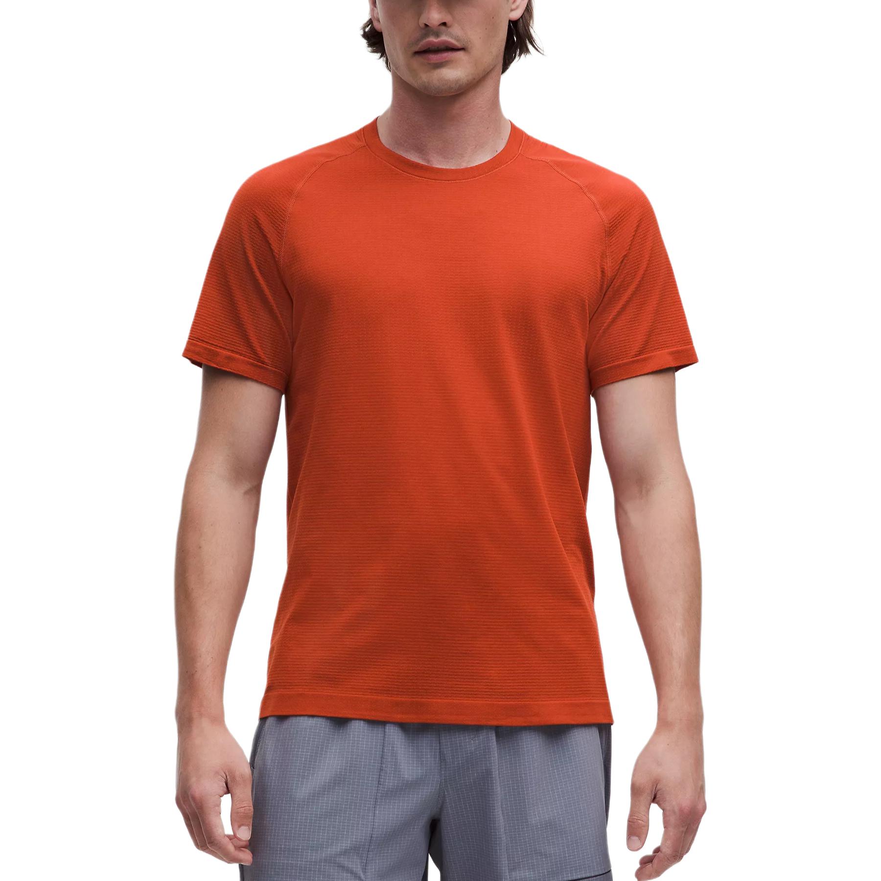 

Мужская футболка Metal Vent Tech Lululemon, Autumn Rusty/Atru/Atru