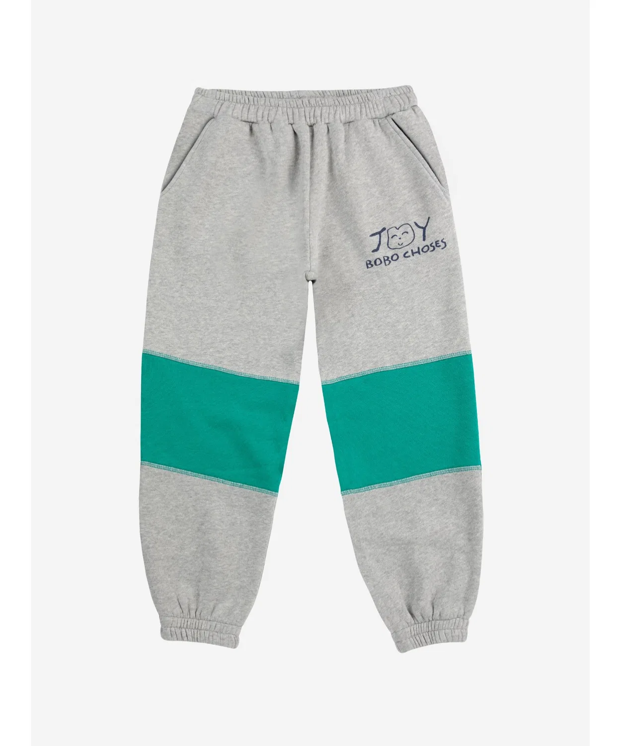 Спортивные брюки Joy Color Block из органического хлопка, цвет хизер-серый