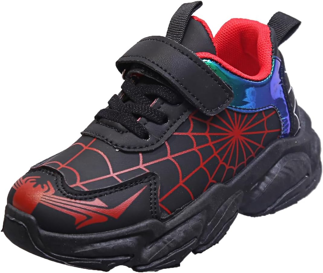 

Детские кроссовки Spider Web - легкие обувь на шнуровке с противоскользящей подошвой, уличный дизайн и комфорт для прогулок на улице Yaohuixy, красный